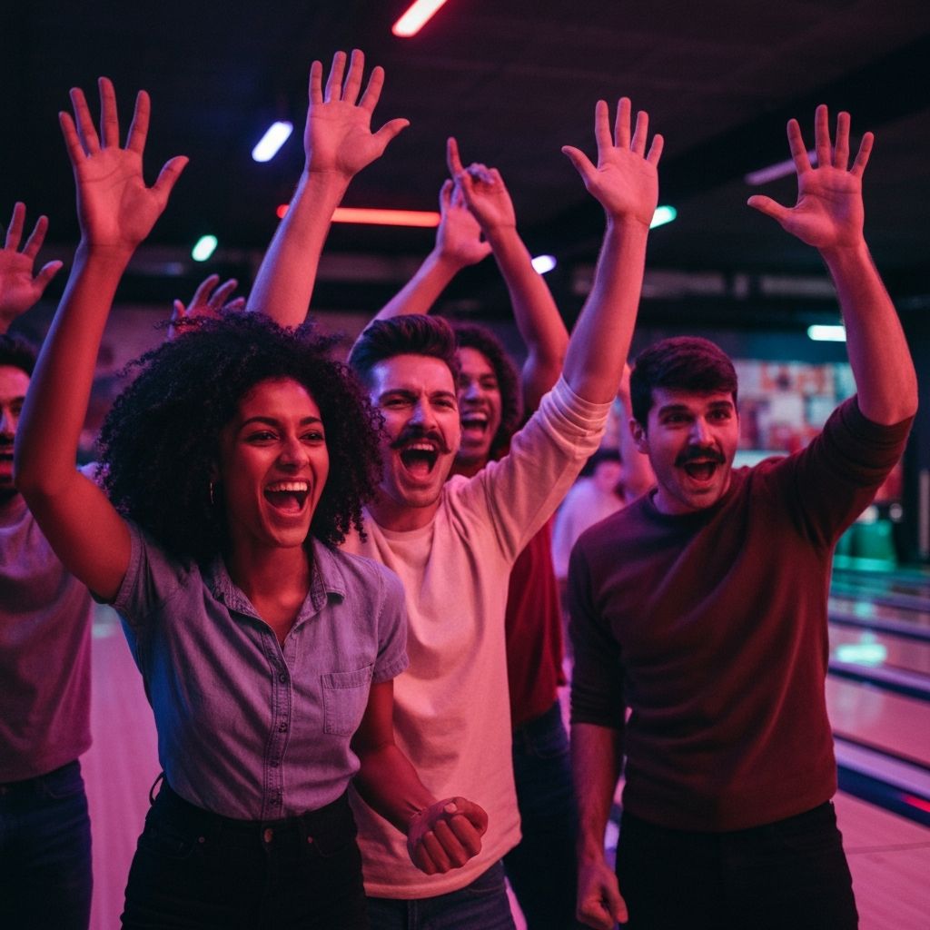 Bowling mit Freunden